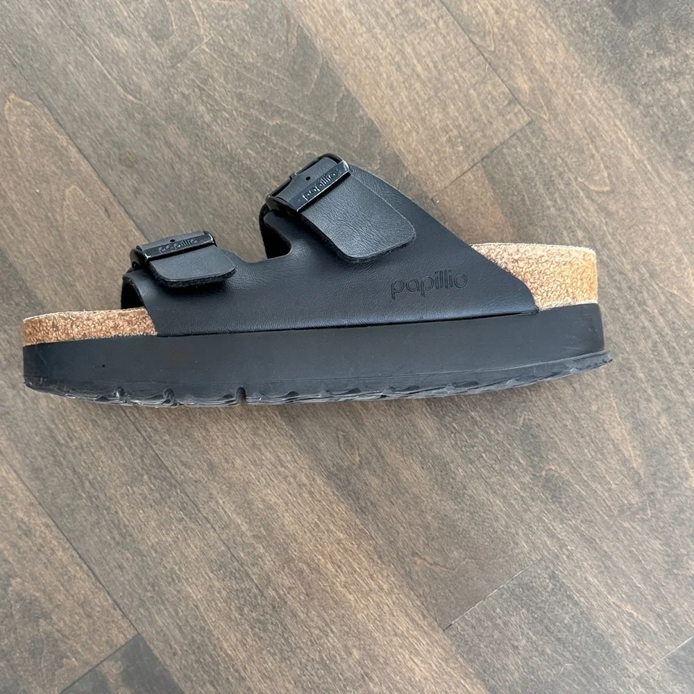 Birkenstock Papillio Women’s Black Platform Sandals size 36 - Picture 5 of 9
